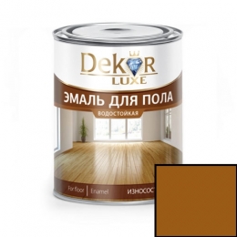 Эмаль для пола DEKOR GOLD золотисто-коричневая 0,8 кг